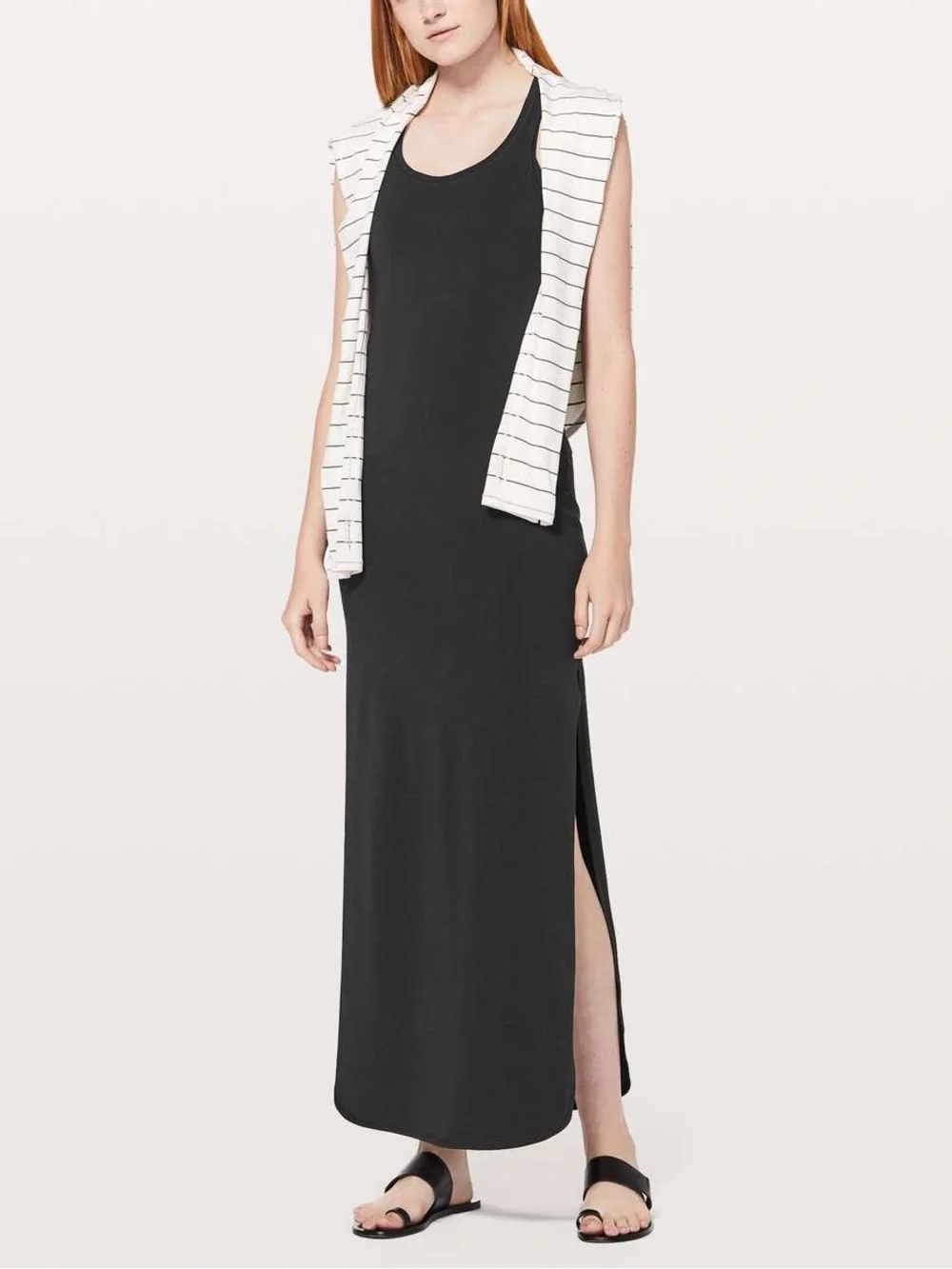 Lululemon - Black Restore and Revitalize Maxi Dress